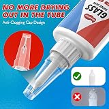 GleamGlee 35g Glass Glue Instant Ultra Strong Clear Adhesive for Glass view 5