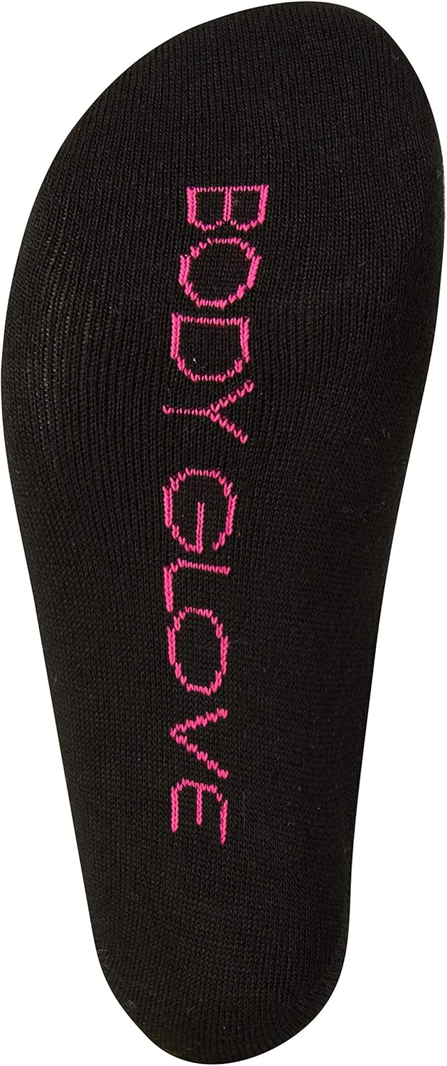 Body Glove Women’s Socks – Liner Socks with No-Slip Heel (6 or 12 Pack), Black, Size Shoe Size: 4-10 at  Women’s Clothing store