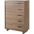 South Shore Fynn Collection 5-Drawer Chest-Rustic Oak