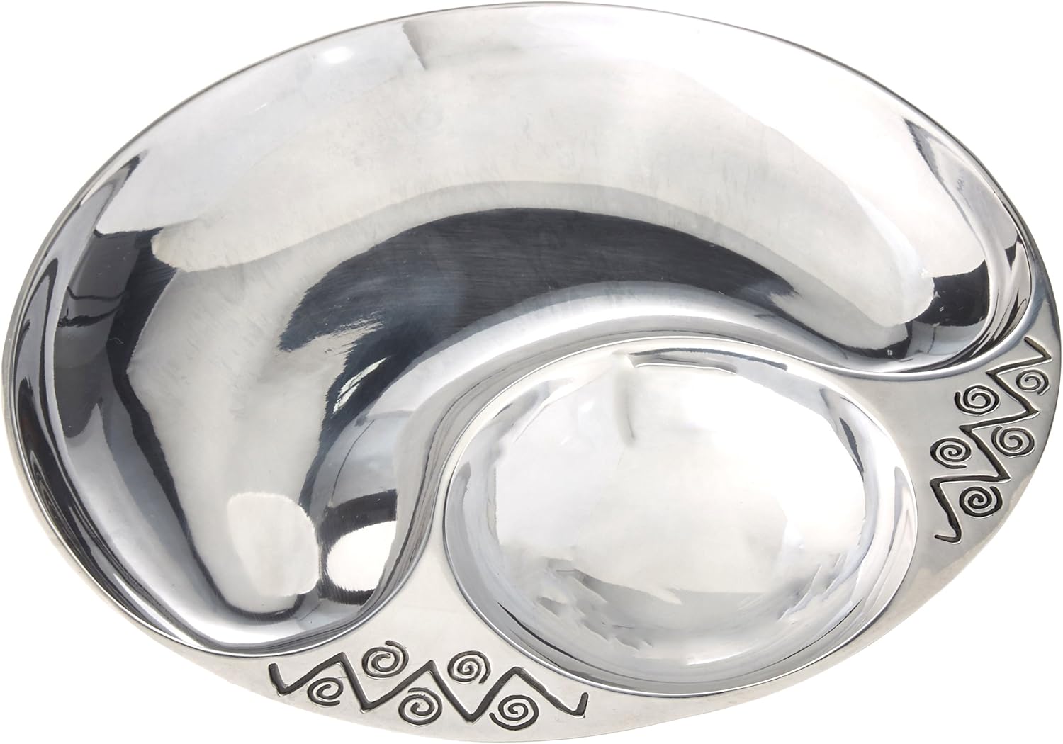 Wilton Armetale Reggae Chip and Dip Server, 10.75Inch