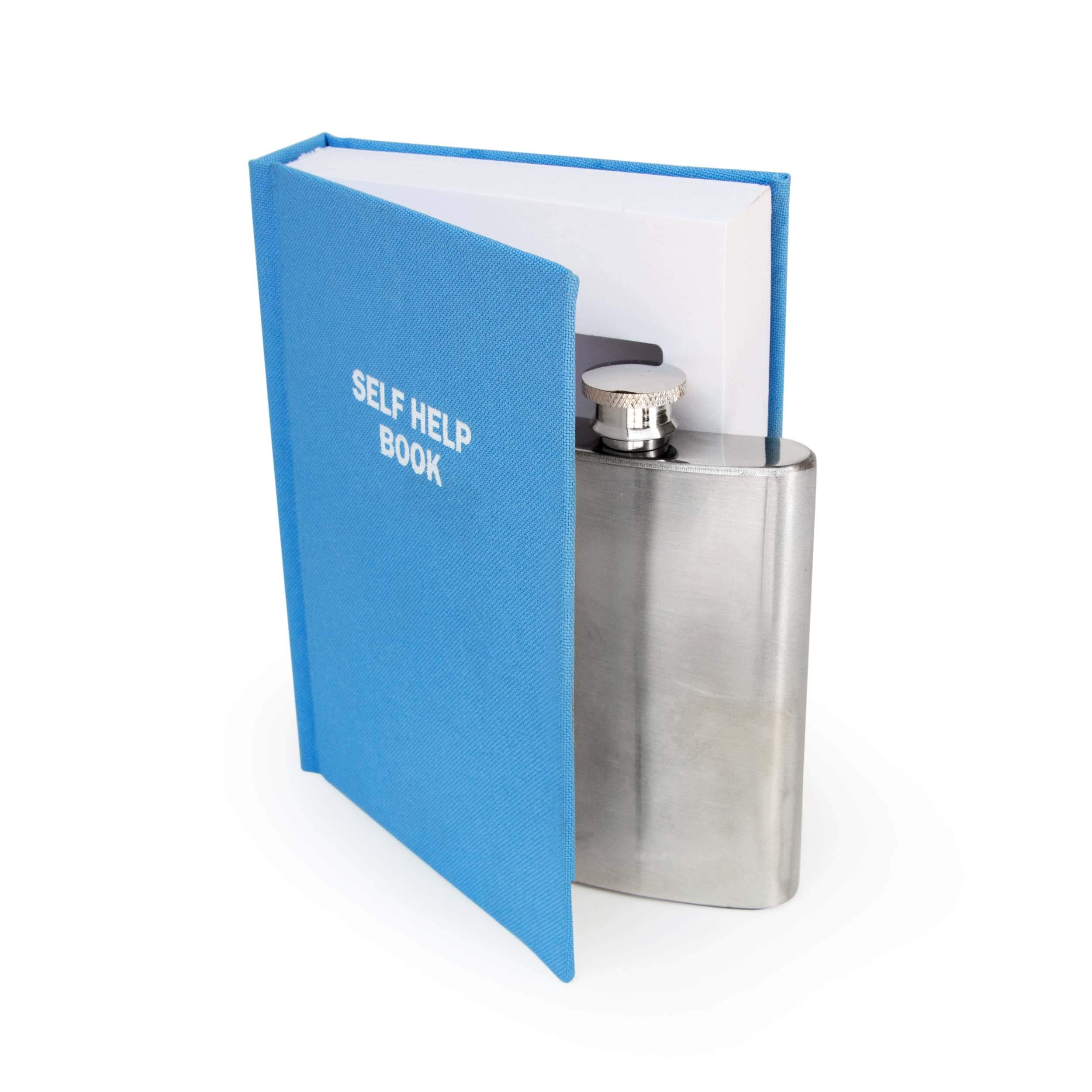 Suck UK Hip Flask | Smuggle Your Booze | Groomsmen Gifts | Hip Flasks for Men | Secret Flask | Booze Smuggling Containers | Flasks Alcohol in Book | Alcohol Gifts for Men | Festival Drink Smuggler