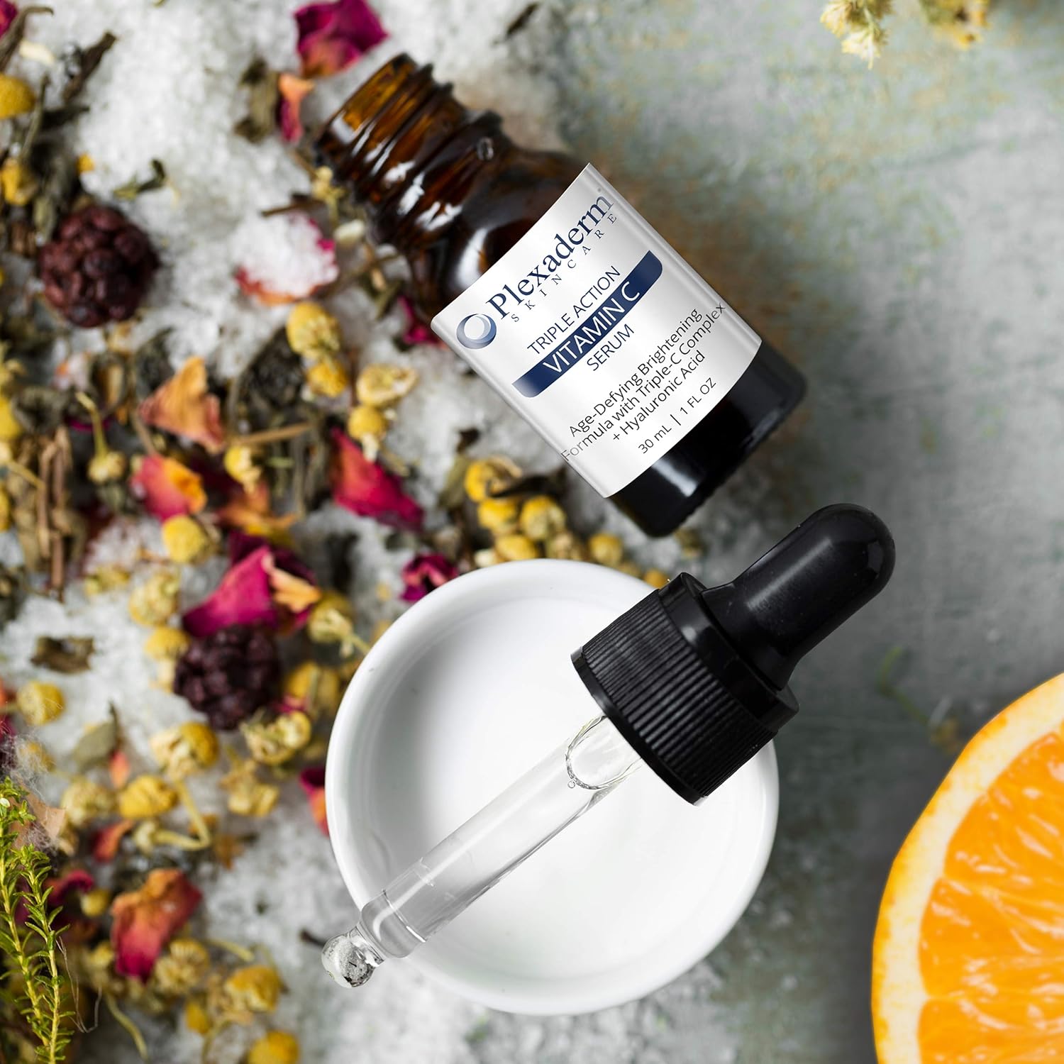 Plexaderm Triple Action Vitamin C Serum Antioxidant Defense Fights Visible Signs of Aging: Beauty