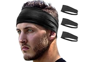 E Tronic Edge Running Headbands for Men, Women, Boys and Girls, Sports Sweatbands for Basketball, Yoga, Exercise, Workout, Qu
