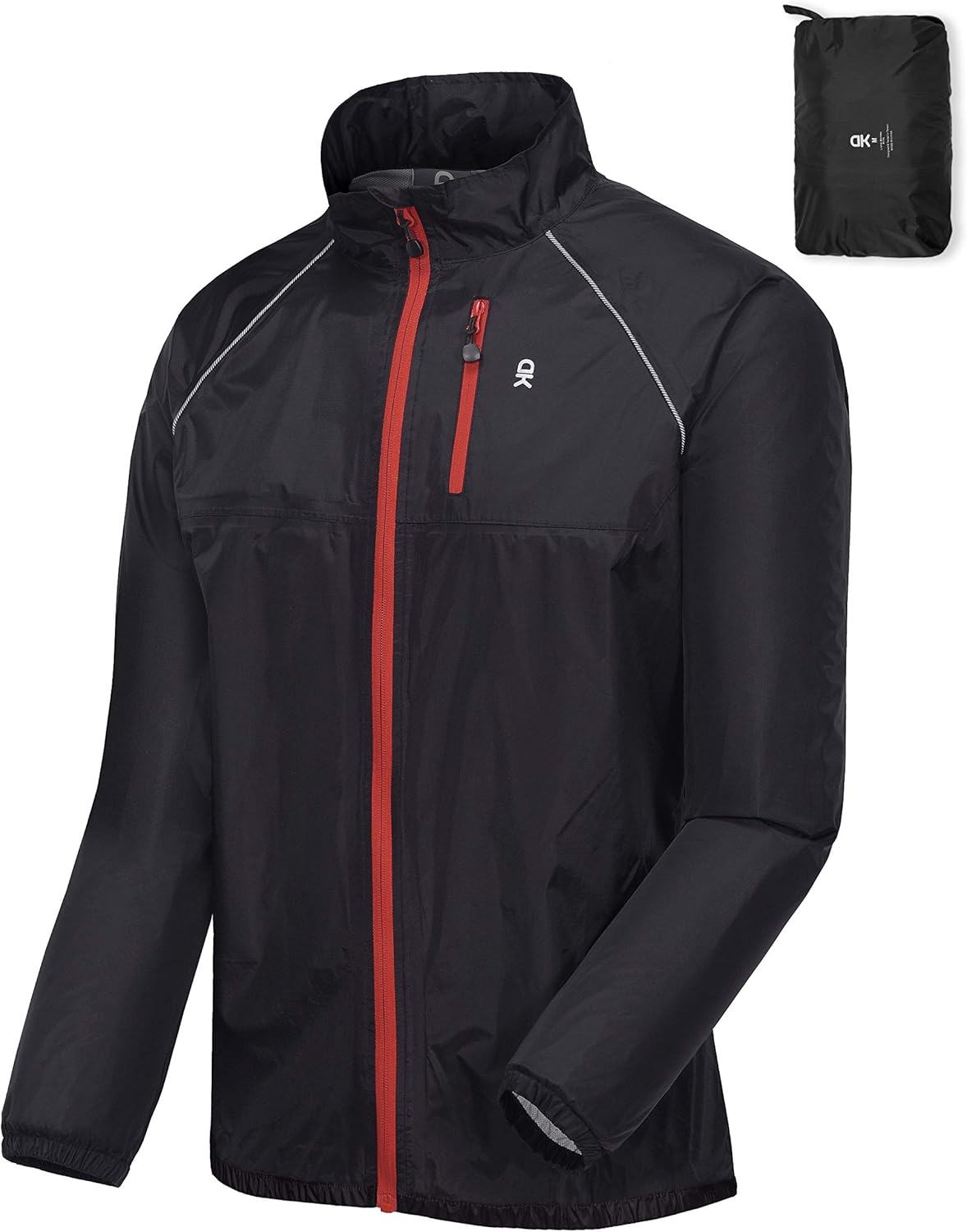 Little Donkey Andy Men's Waterproof Cycling Bike Jacket, Running Golf Rain Jacket, Windbreaker, Ultralight, Packable : Clothing