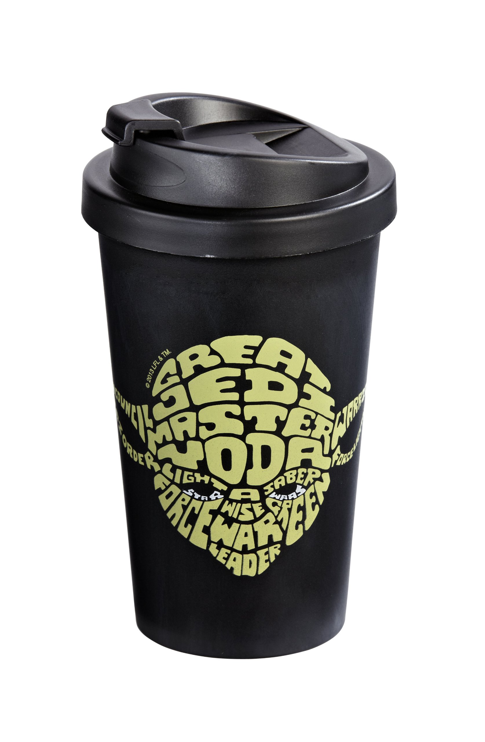 Star Wars Coffee To Go 12275 Thermal Mug 400 ml Double-Walled Plastic with Yoda Design