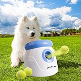 Pet Prime Automatic Dog Ball Launcher 10-30 Ft, 2" Tennis Balls (3)