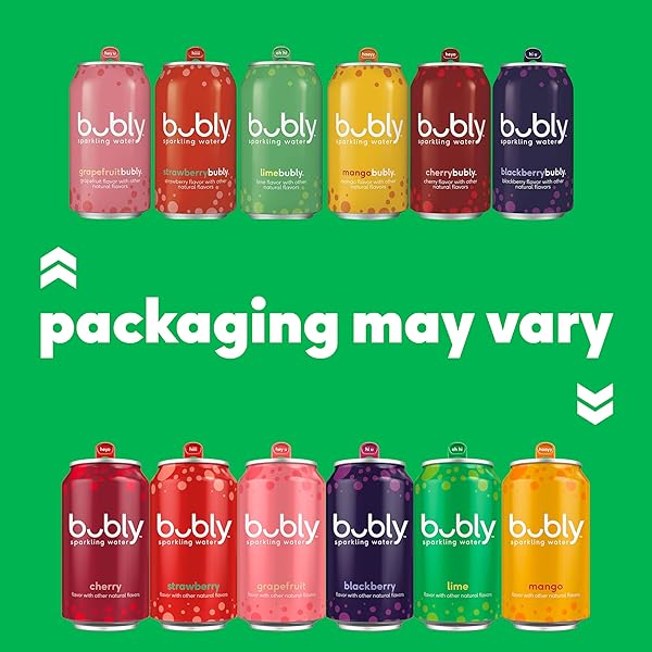 BUBLY SPARKLING WATER, THE SUPER MARIO GALAXY MOVIE LIME, ZERO SUGAR & ZERO CALORIES, 12 FL OZ CANS (PACK OF 8), PACKAGING MAY VARY
