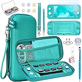 innoAura Switch Lite Case 17 in 1 Switch Lite Accessories Bundle with Switch Lite Carrying Case, Switch Game Case, Switch Lit