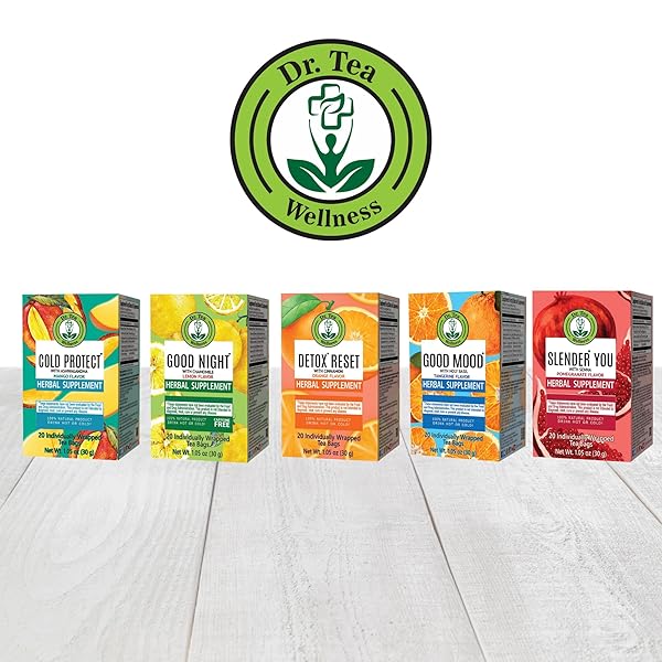 DR. TEA COLD PROTECT TEA WITH ASHWAGANDHA – MANGO FLAVOR – 20 TEA BAGS