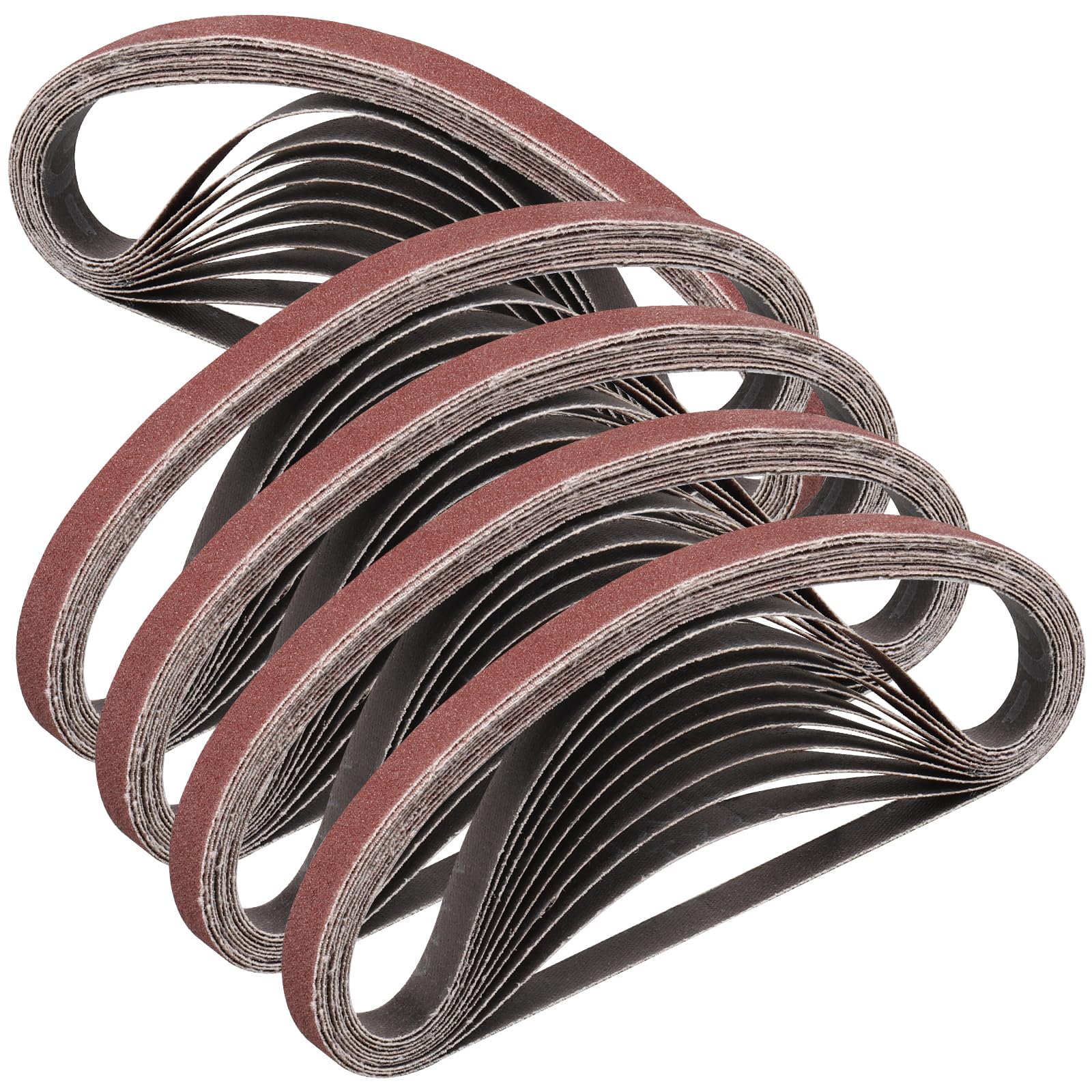 STEBRUAM Sanding Belt 13 x 457 mm,50PCS 180 Grit