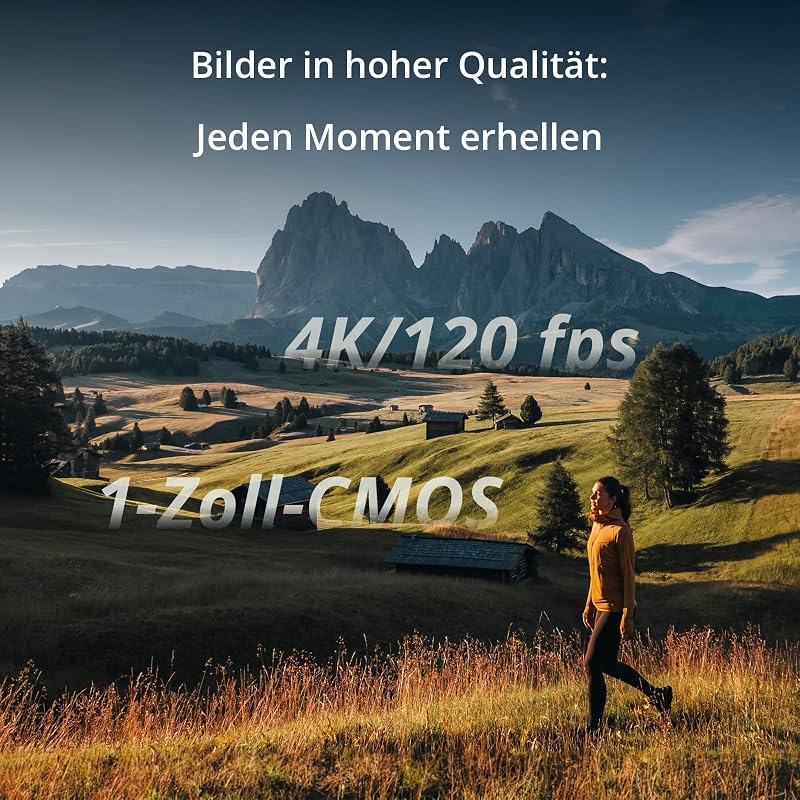 Osmo Pocket 3, Vlogging-Kamera mit 1-Zoll-CMOS und 4K/120 fps Video