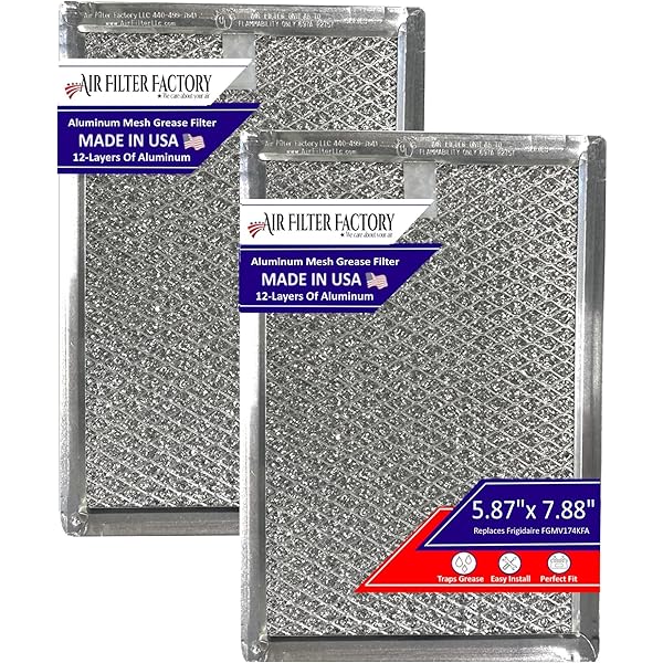 Amazon.com: Microwave Filter Replacement 7.92” x 5.90” Fits  