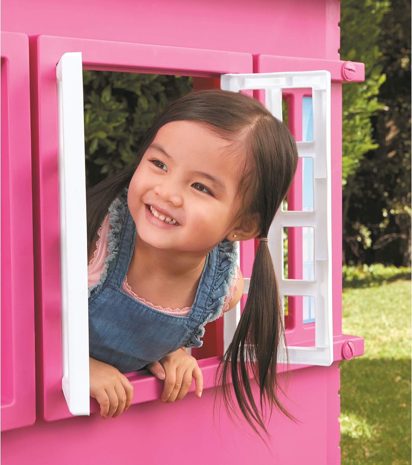 cape cottage playhouse pink