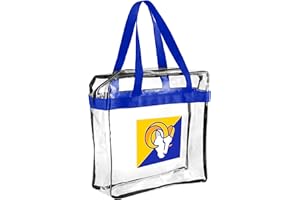 FOCO NFL Clear Stadium Messenger Bag for Football Game - Vinyl