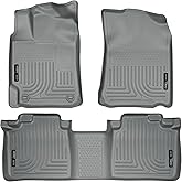 Husky Liners Weatherbeater Floor Mats | Fits 2007-2011 Toyota Camry | Front &amp; 2nd Row, 3-pc Grey - 98512