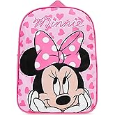 Get Trend Disney Minnie Mouse Mini Backpack Kids Toddlers 12x9” Rucksack Kindergarten Bag Preschool Sports Travel Backpacks Gifts for Kids (Pink Minnie Mouse)