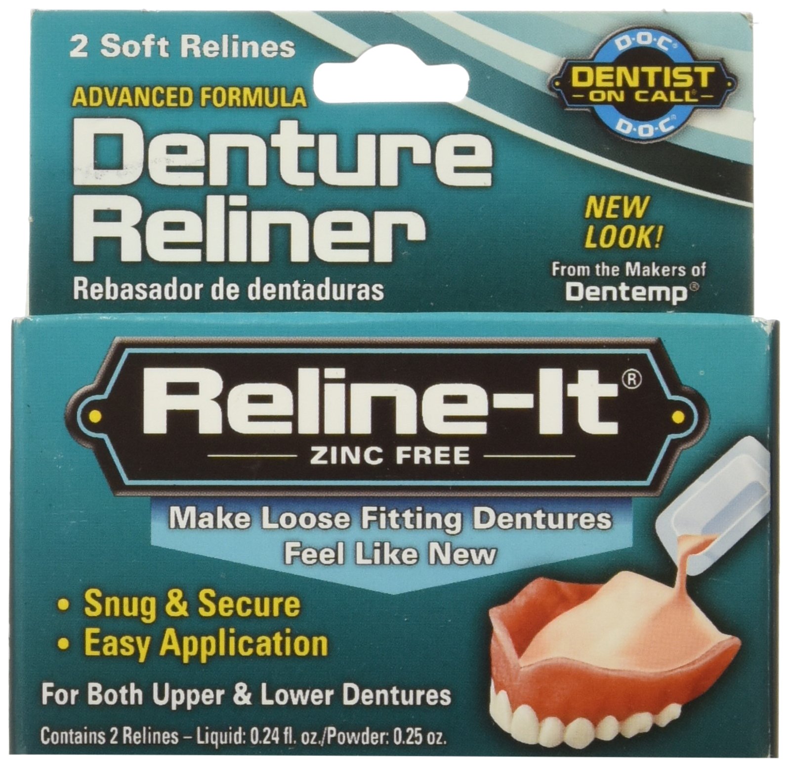 D.O.C. RelineIt Advanced Denture Reliner Kit Amazon
