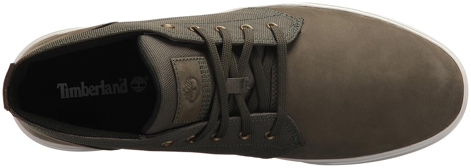 timberland men's groveton ltt chukka leather & fabric sneaker