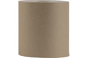 Boardwalk Hardwound Paper Towels, Nonperforated, 1-Ply, 8" x 800 ft, Natural, 6 Rolls/Carton