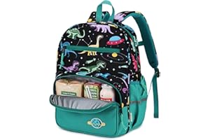 Kasqo Kids Backpack for Boys Girls, Lightweight Toddler School Bookbag for Daycare Preschool Kindergarten Elementary Travel