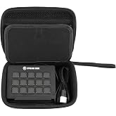 CASEMATIX Travel Case Compatible with Elgato Stream Deck and Adjustable Stand with Accessories, Travel Case Only