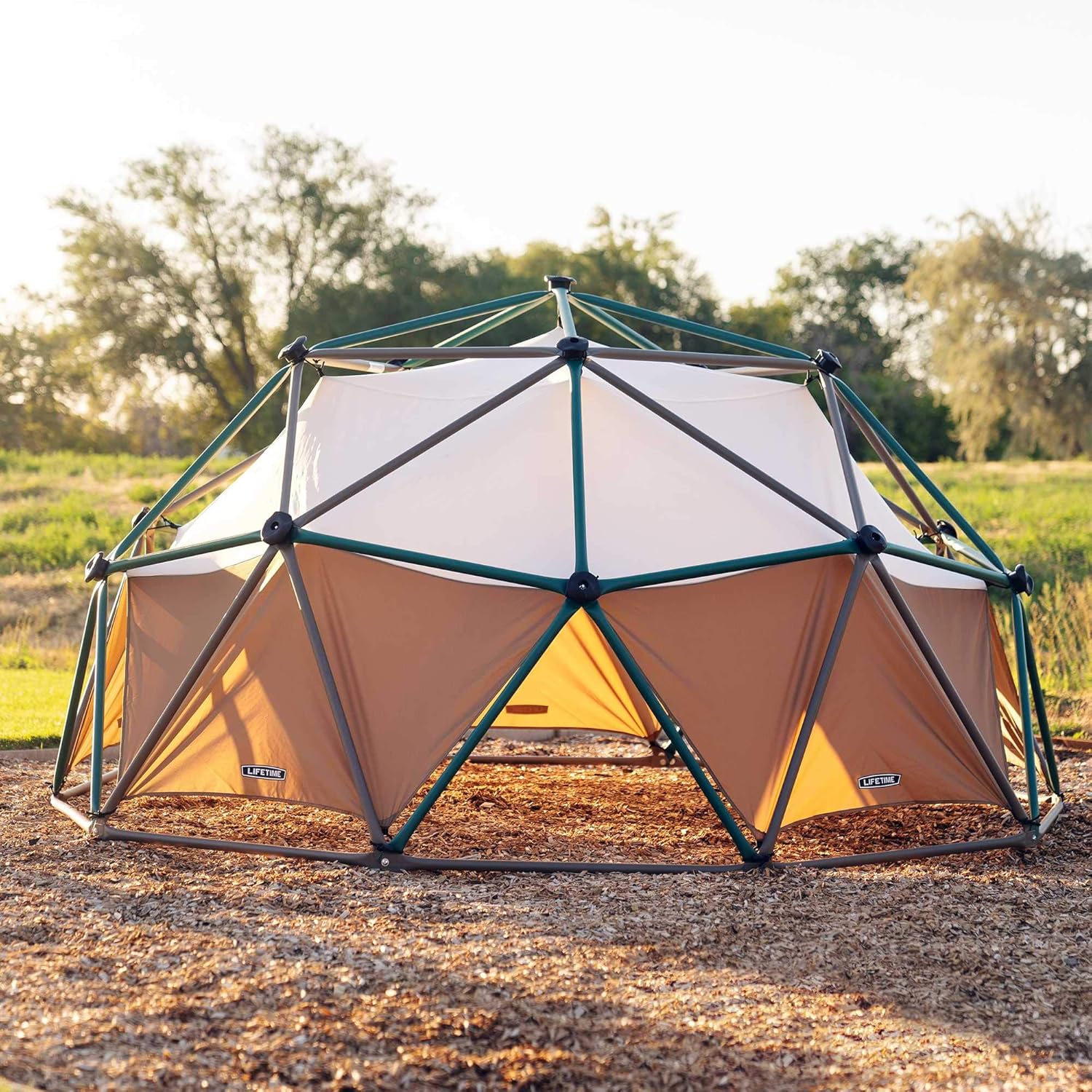 Lifetime Geometric Dome Climber with Attachable Canopy, Earth Tone, 10' Wide x 5' High, 60-Inch (90612): Sports & Outdoors