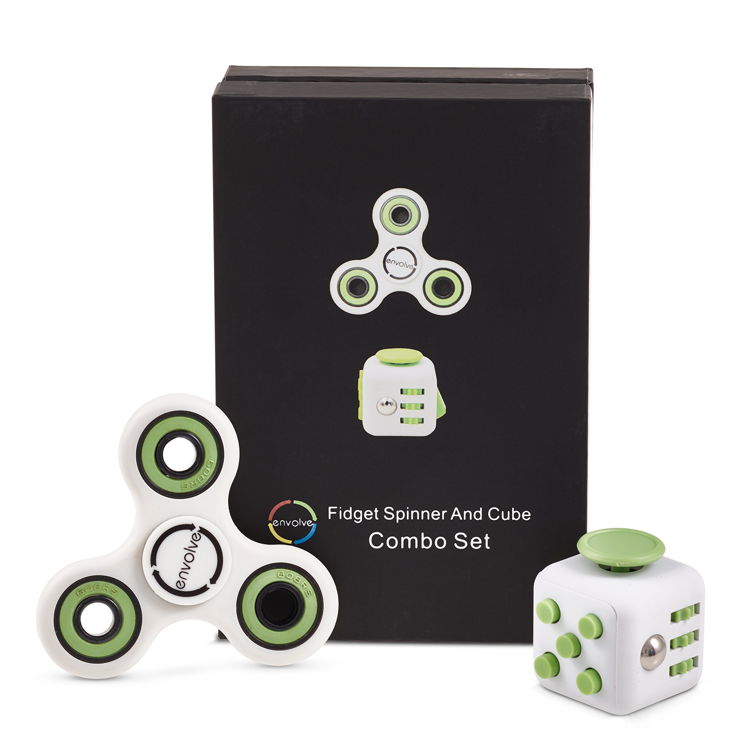 Product overview colour green envolve spinners will spin continuously 