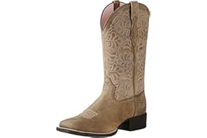 Ariat womens Round Up Square Toe Western Boots