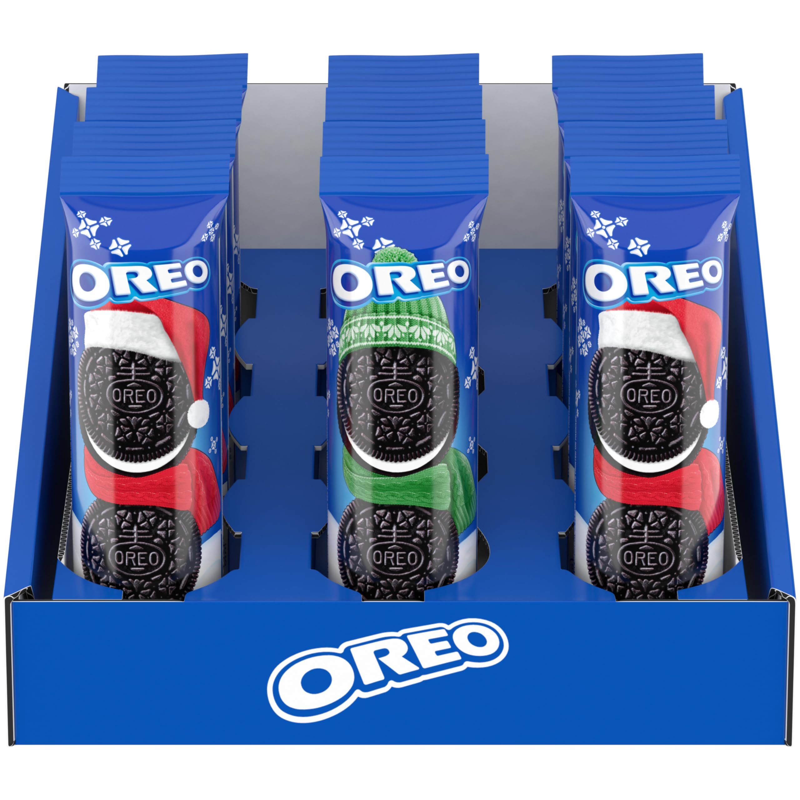 Photo 1 of **** EXP FEB 24 2026 **** OREO Chocolate Sandwich Cookies, Holiday Cookies, 12 - 4 oz Stocking Stuffer Packs