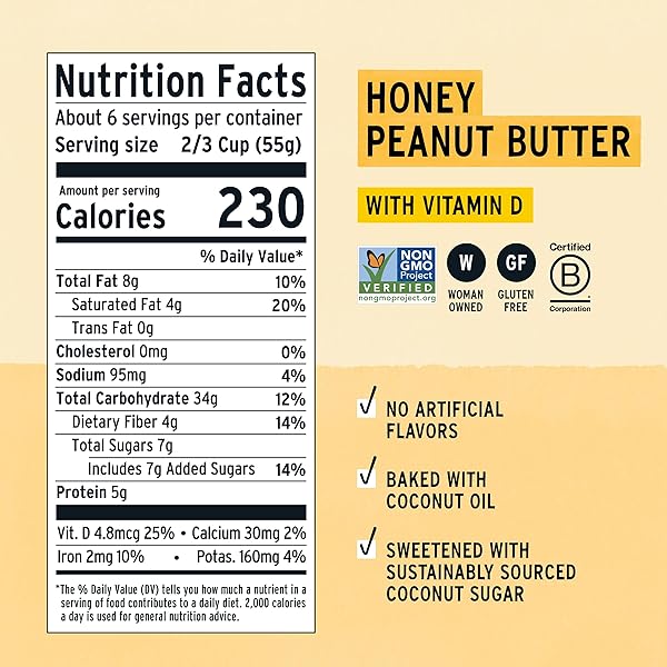 PURELY ELIZABETH, HONEY PEANUT BUTTER, SUPERFOOD CEREAL WITH VITAMIN D (1 BOX, 11OZ), 6G FIBER