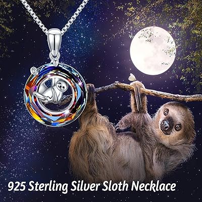 sloth necklace