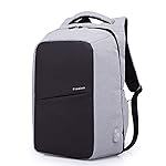 Fresion リュックサック バックパック PCバッグ ビジネス 出張 通学 通勤 旅行 USB充電ポートと防水レインカバー付き メンズ 3色