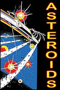 Amazon.com: Asteroids Text Video Arcade Game Poster Print ...