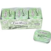 Scripture Candy, Sugar Free Fish Shaped Wintergreen Flavored Mints in a Pocket Sized Tin, 9 Count