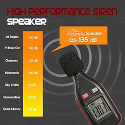 BooYu 200W Compact High-Performance PA Siren Horn
