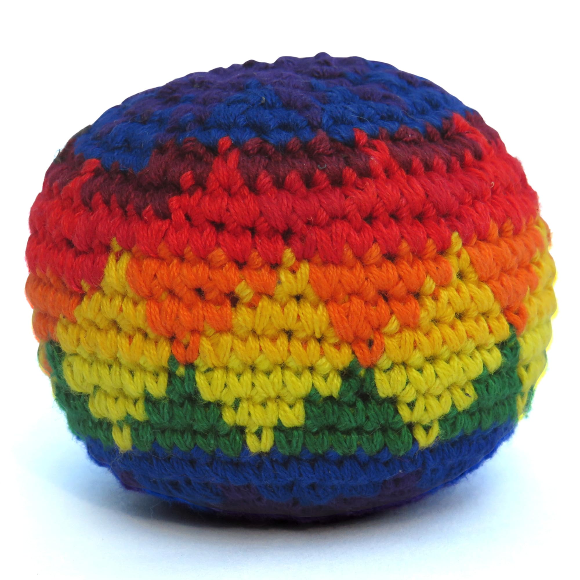 Siesta Hacky Sack, Knitted Footbags, Juggling Balls, Haki Sacks, Kick Balls - Assorted Colours and Styles - Single Ball