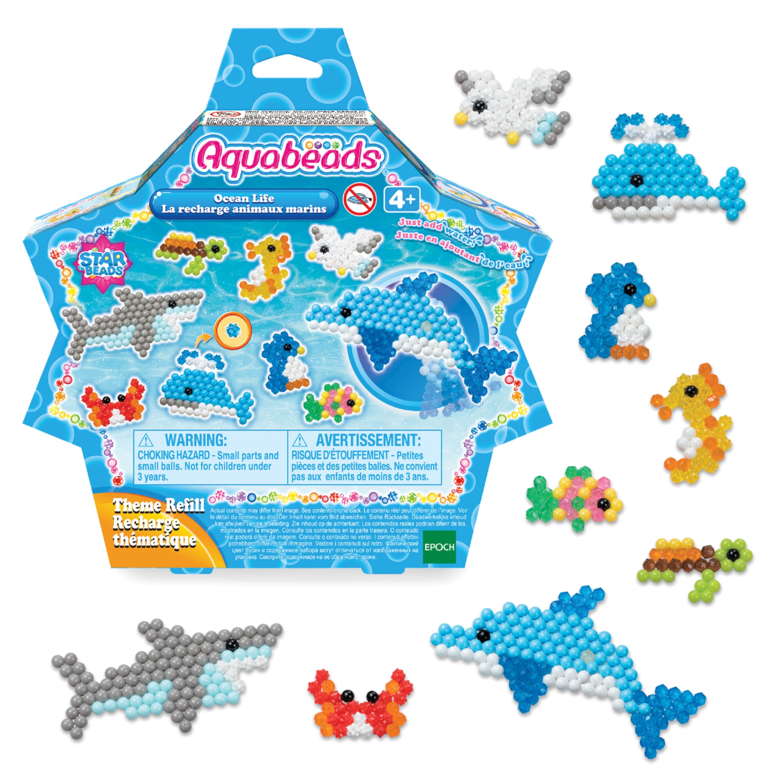 Aquabeads Ocean Life Pack, Art & Craft Bead kit 31769
