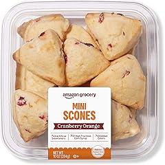 Amazon Grocery, Cranberry Orange Mini Scones, 10 Oz, Frozen