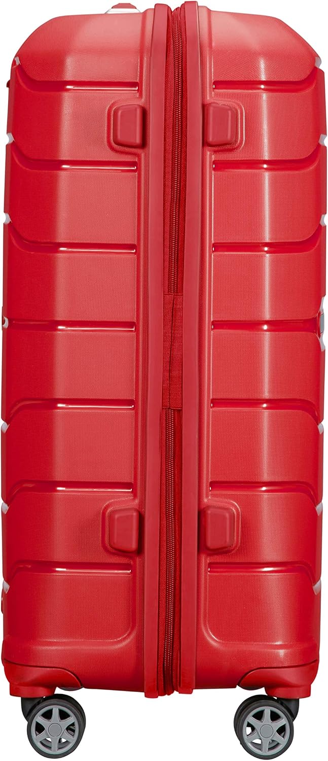 Samsonite Flux - Spinner M, Expandable Suitcase, 68 cm, 75/85 L, Red (Red), Spinner M (68 cm - 85 L) - Image 4