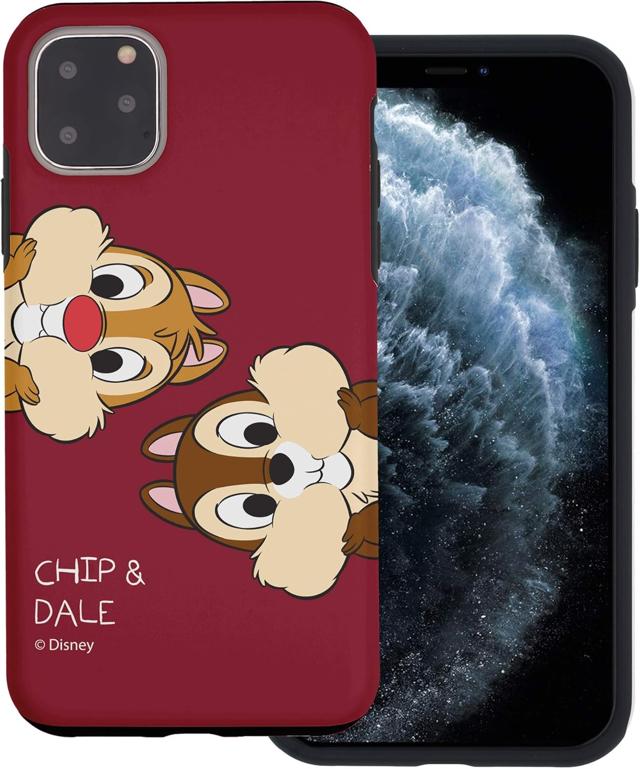 Amazon Co Jp Iphone 11 Pro ケース と互換性があります Disney Chip Dale ディズニー チップ デール ダブル バンパー ケース デュアルレイヤー アイフォン 11 プロ ケース 5 8 一緒 チップ デール ワイン 並行輸入品 家電 カメラ