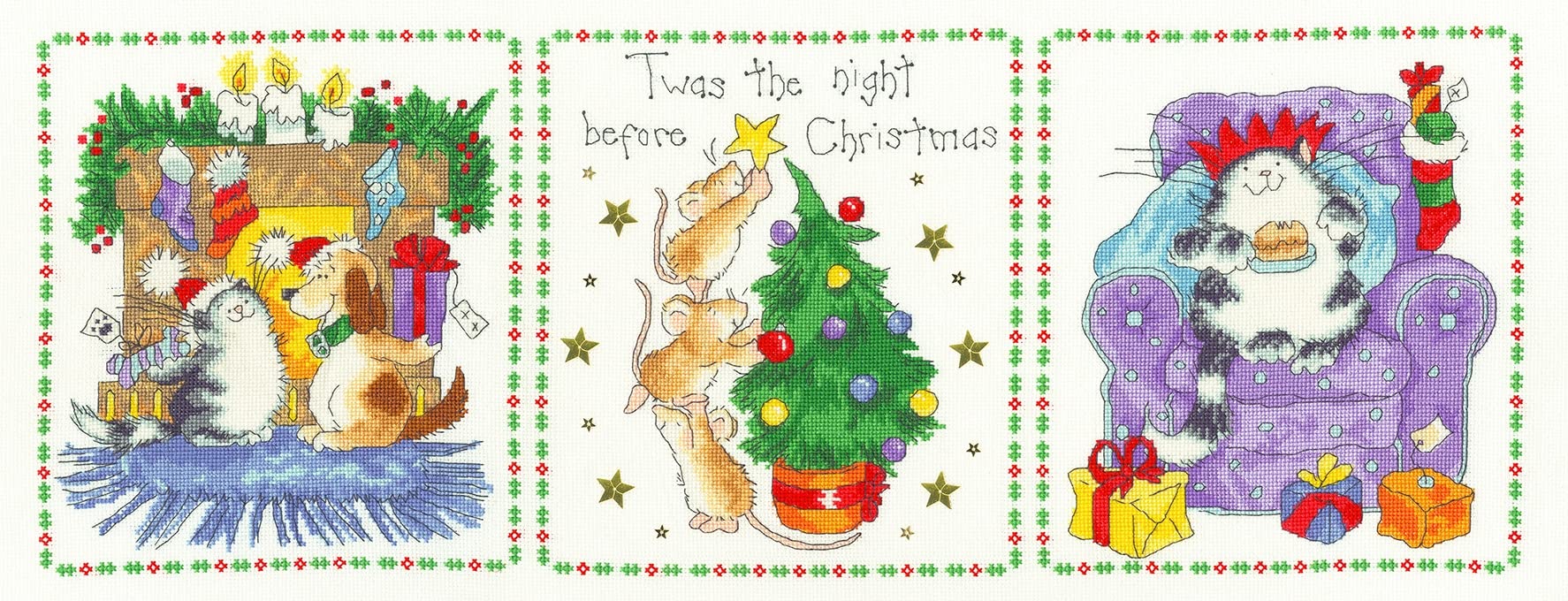 Bothy Threads Cross Stitch Kit - 'TWAS The Night Before Christmas
