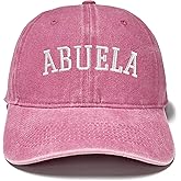 GDIQ Adjustable Embroidery Baseball Hat for Family Members Grandpa Grandma Abuela Abuelo Hubby Wifey Uncle and Auntie
