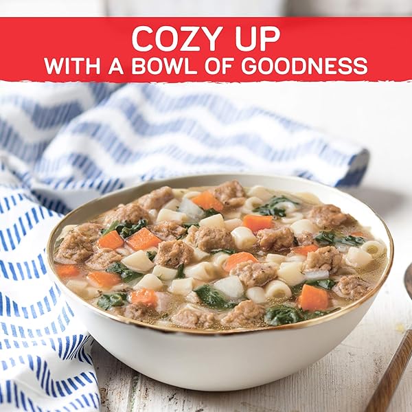 GARDEIN PLANT-BASED MEATBALL ITALIAN WEDDING SOUP, VEGAN, 15 OZ.