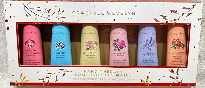 Crabtree & Evelyn Hand Therapy 6-Pack 0.9oz Summer Hill La Source Lavender