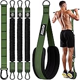 KUTIZE Pull Up Assistance Bands, Pull Up Bar Resistance Bands, Pull Up Bands for Enhanced Strength Training, Muscle Training, 3 Heavy-Duty Adjustable Pull Up Assist Strap & Comfortable Foot Strap
