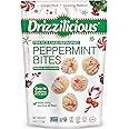 Drizzilicious Mini Rice Cakes - Rice Crisps, Healthy Snack for Adults and Kids, Flavored Rice Cakes, Vegan, Gluten Free, Only 90 Calories Per Serving - Peppermint, 4 oz (Pack of 6)