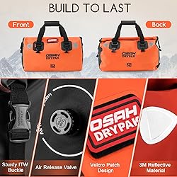 Waterproof Duffel Bag - Motorcycle Dry Bag Tail Bag