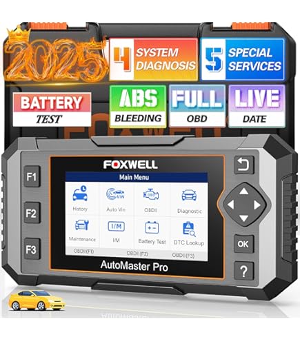 Amazon.com: FOXWELL NT614 Elite OBD2 Scanner 4 System Code Reader