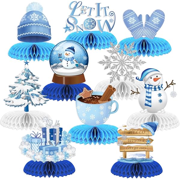 Hero Theme Party Decorations,8 STF9 PCS KSKSPE Hero Centerpieces For Tables Honeycomb Centerpieces 3d Hero Theme Party Decor Supplies Boys Girls
