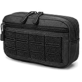 Molle Tactical Admin EDC Pouch, Utility Small Tool Pouches Bag for Belt Military Vest